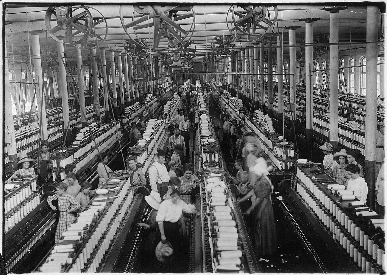 'Interior of Magnolia Cotton Mills