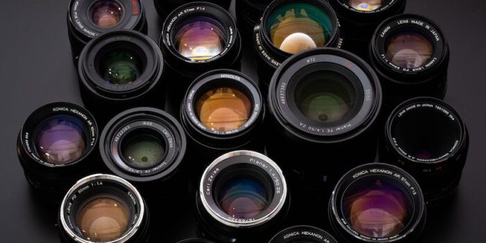 different kinds of camera lens